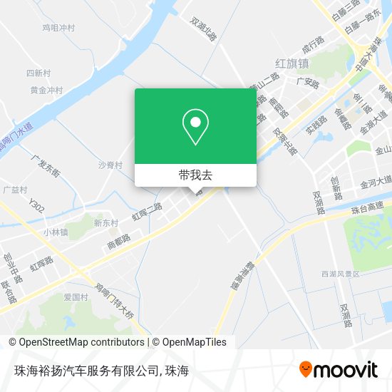 珠海裕扬汽车服务有限公司地图