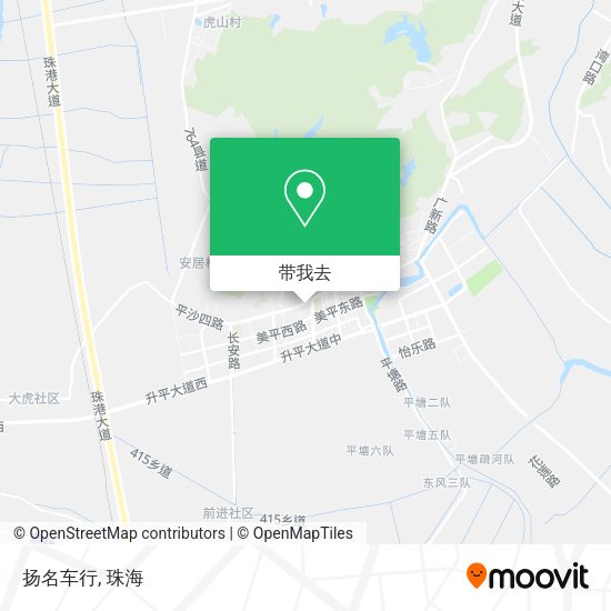 扬名车行地图