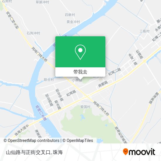 山仙路与正街交叉口地图