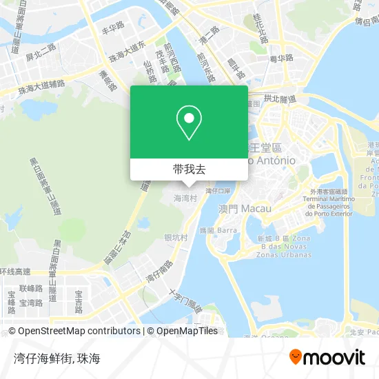 湾仔海鲜街地图