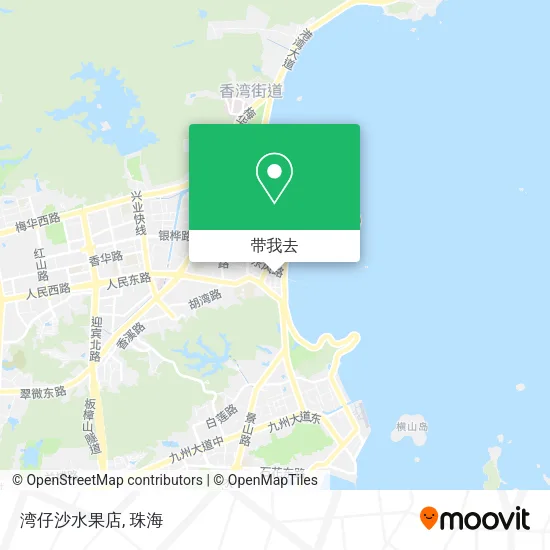 湾仔沙水果店地图