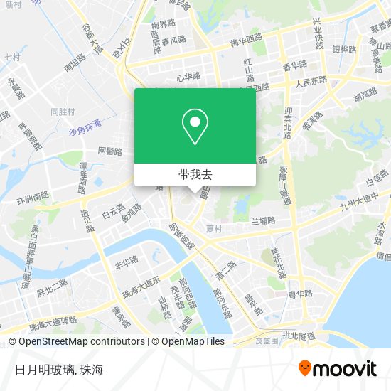 日月明玻璃地图