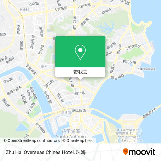 Zhu Hai Overseas Chines Hotel地图