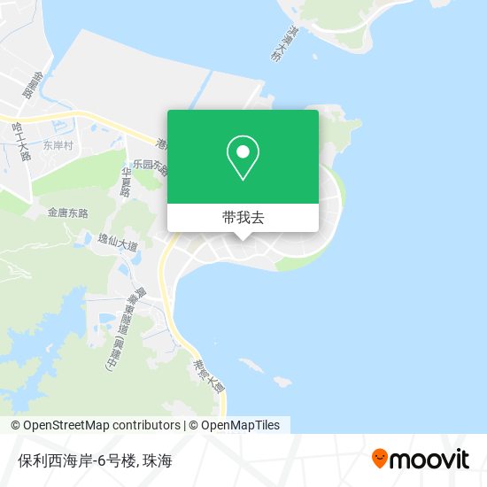保利西海岸-6号楼地图