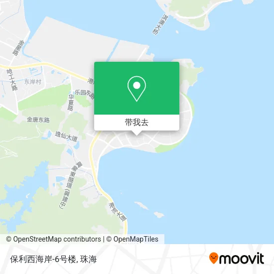 保利西海岸-6号楼地图
