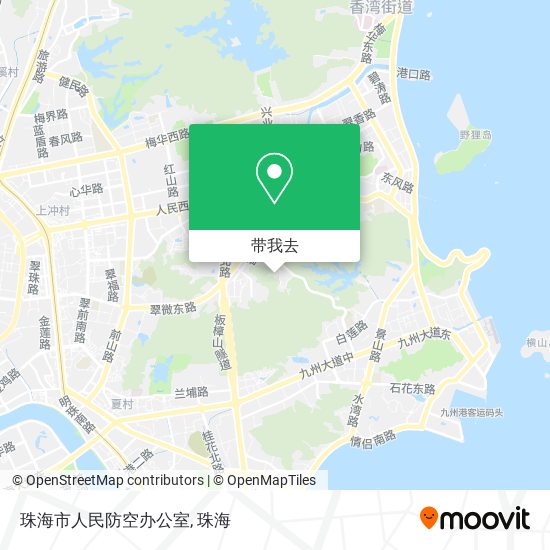 珠海市人民防空办公室地图