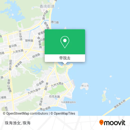珠海渔女地图