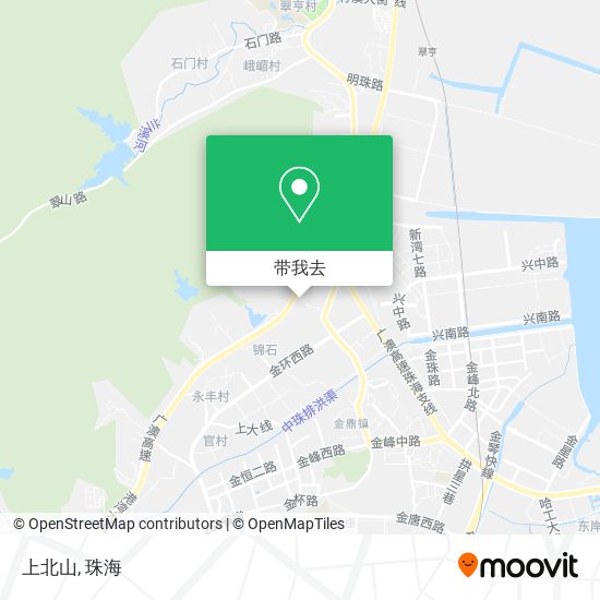 上北山地图