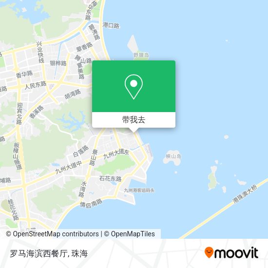 罗马海滨西餐厅地图