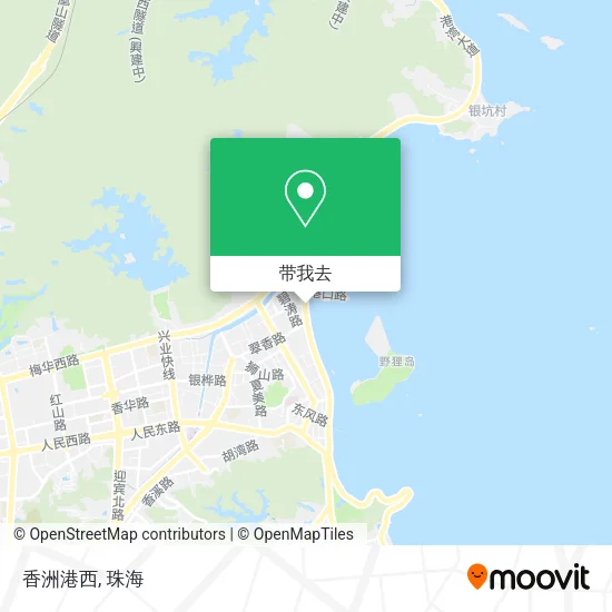 香洲港西地图