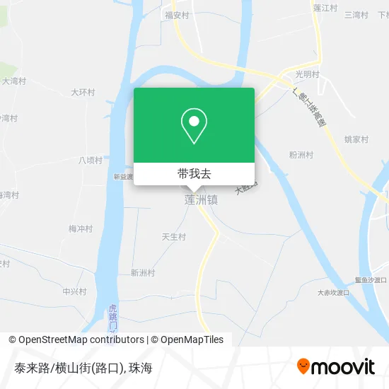 泰来路/横山街(路口)地图