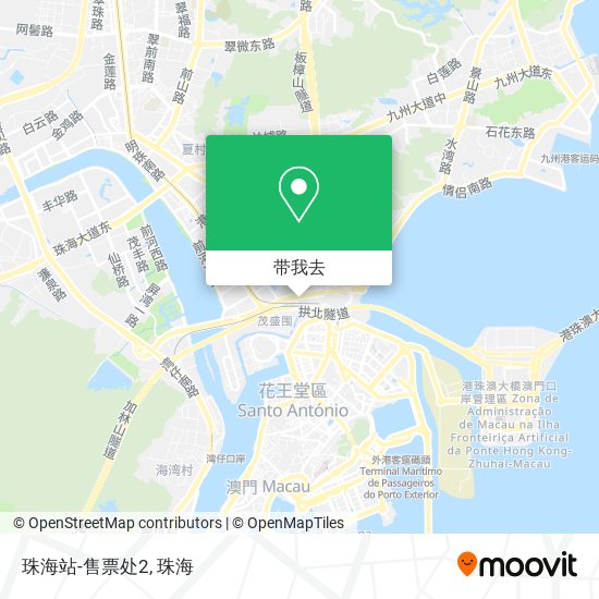 珠海站-售票处2地图