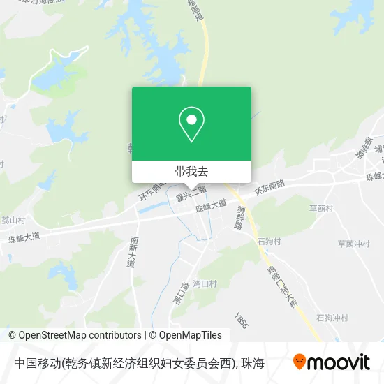 中国移动(乾务镇新经济组织妇女委员会西)地图