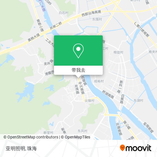 亚明照明地图