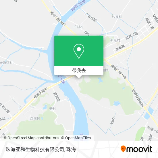 珠海亚和生物科技有限公司地图