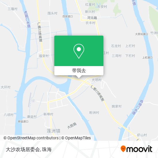 大沙农场居委会地图