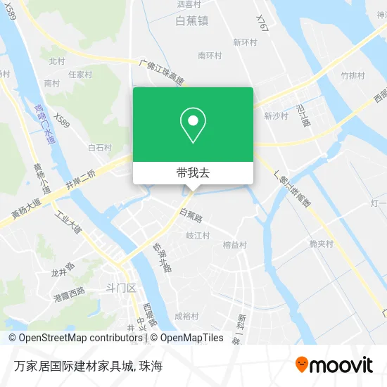 万家居国际建材家具城地图