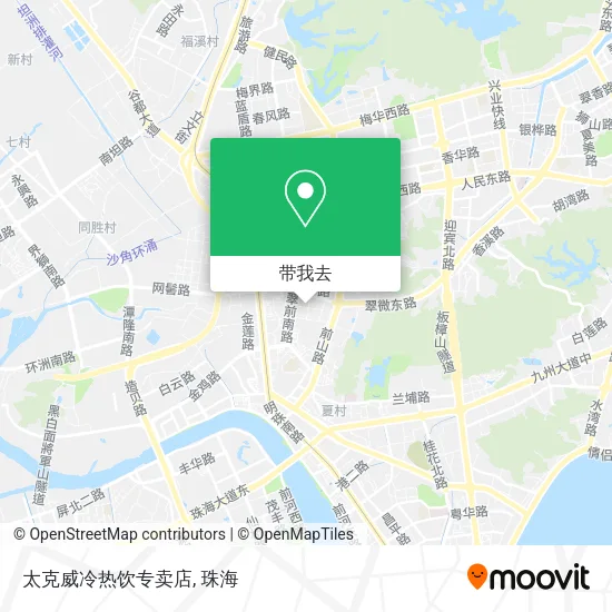 太克威冷热饮专卖店地图