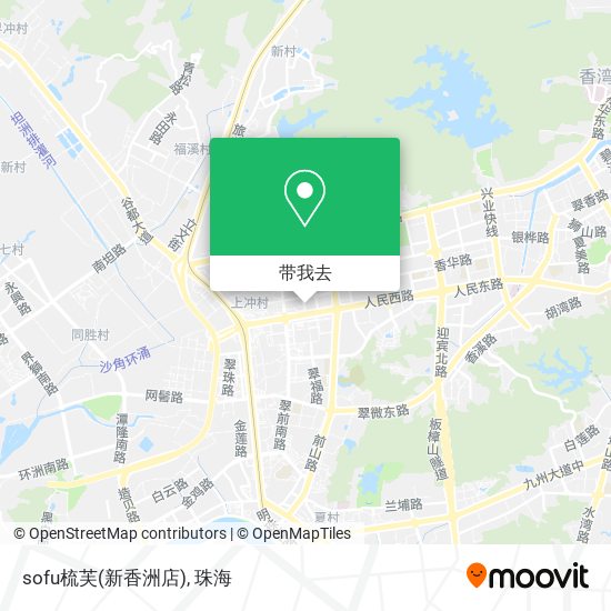 sofu梳芙(新香洲店)地图