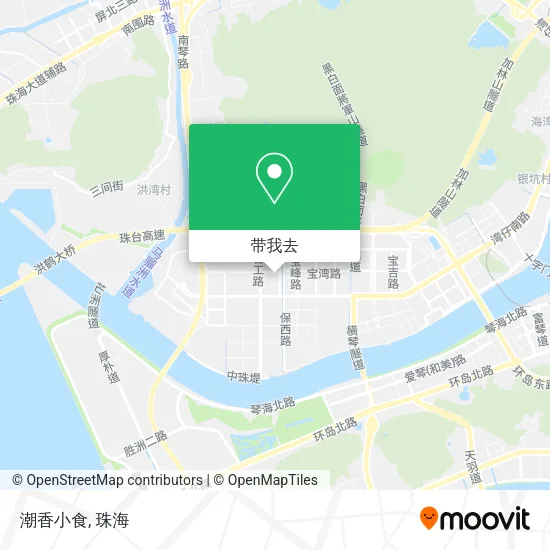 潮香小食地图