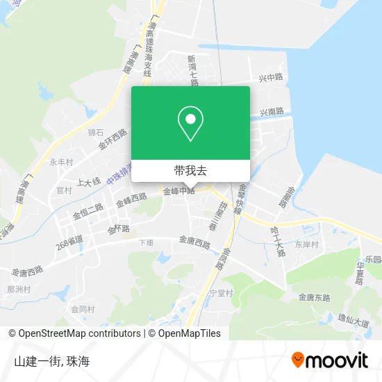 山建一街地图