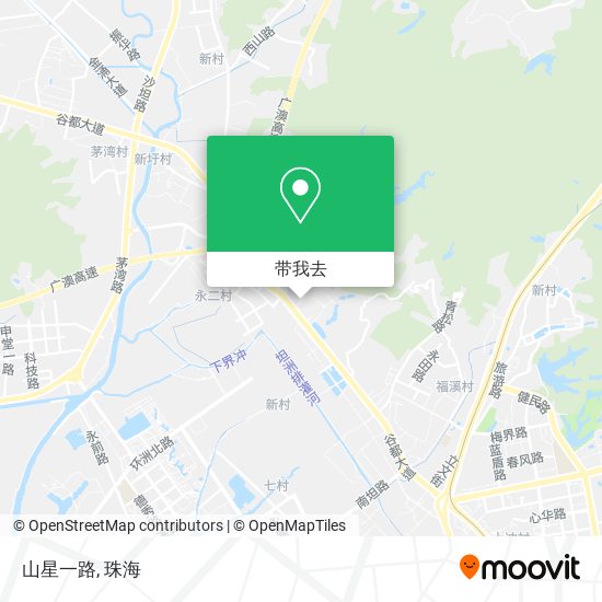 山星一路地图