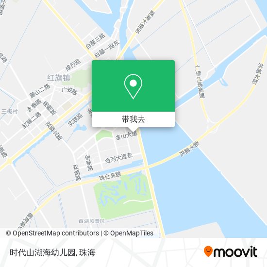 时代山湖海幼儿园地图