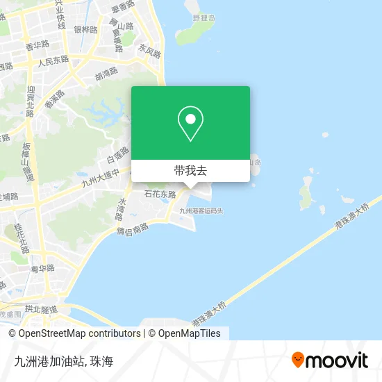 九洲港加油站地图