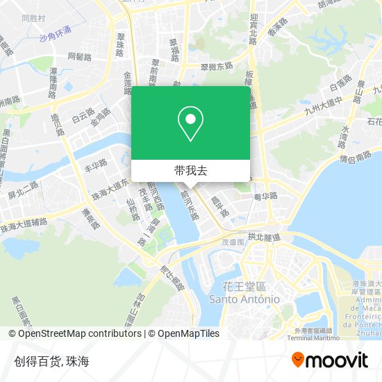 创得百货地图