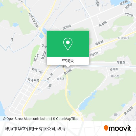 珠海市华立创电子有限公司地图