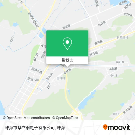 珠海市华立创电子有限公司地图