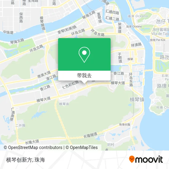 横琴创新方地图