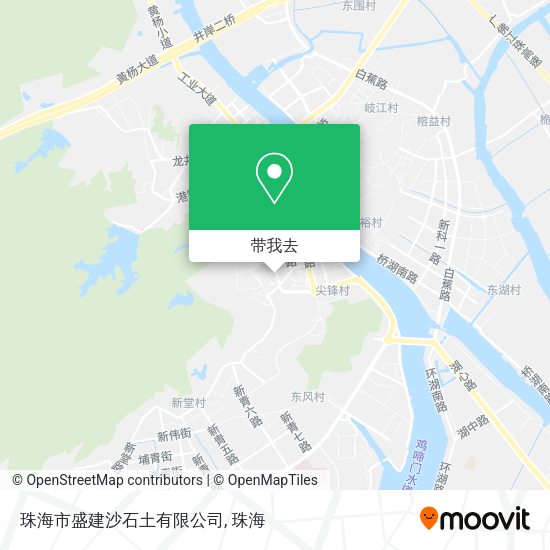 珠海市盛建沙石土有限公司地图
