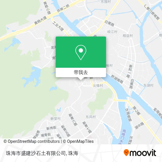 珠海市盛建沙石土有限公司地图