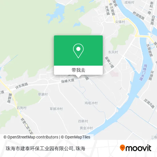 珠海市建泰环保工业园有限公司地图