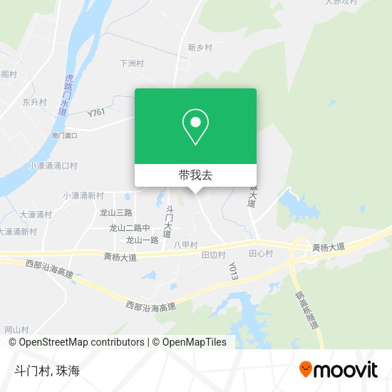 斗门村地图