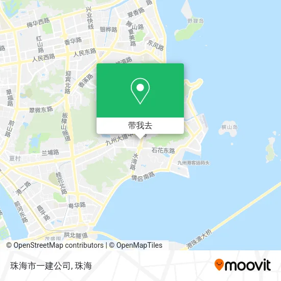 珠海市一建公司地图