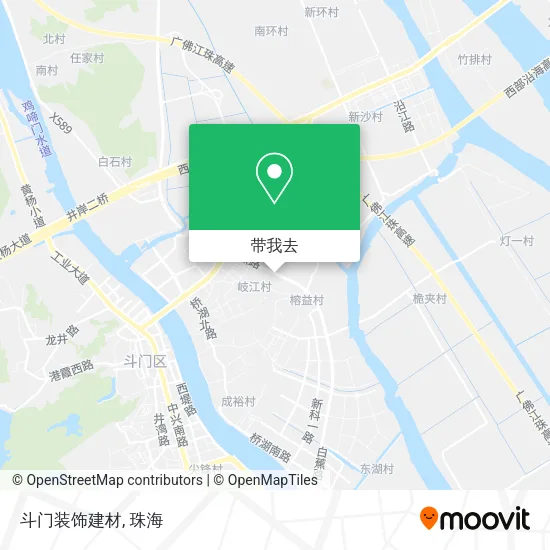 斗门装饰建材地图