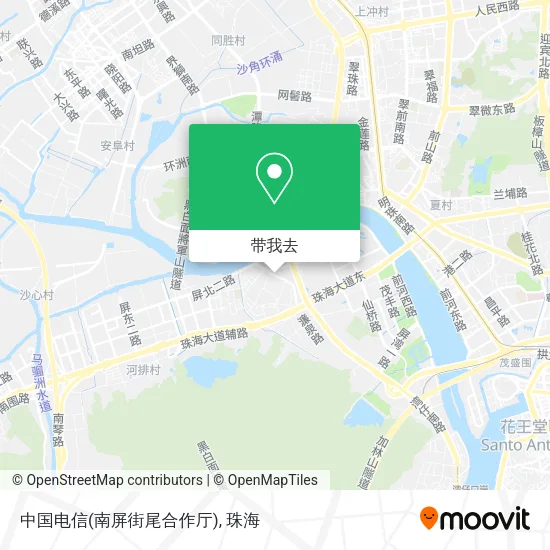 中国电信(南屏街尾合作厅)地图