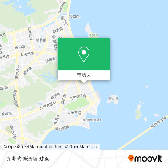 九洲湾畔酒店地图