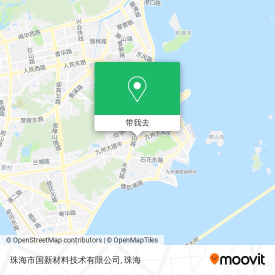 珠海市国新材料技术有限公司地图