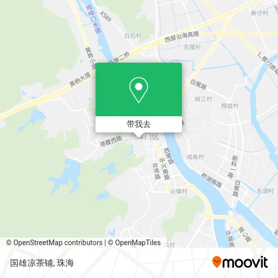 国雄凉茶铺地图