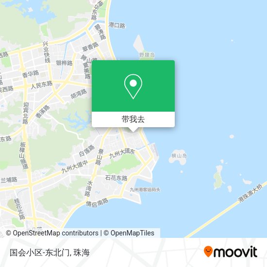 国会小区-东北门地图
