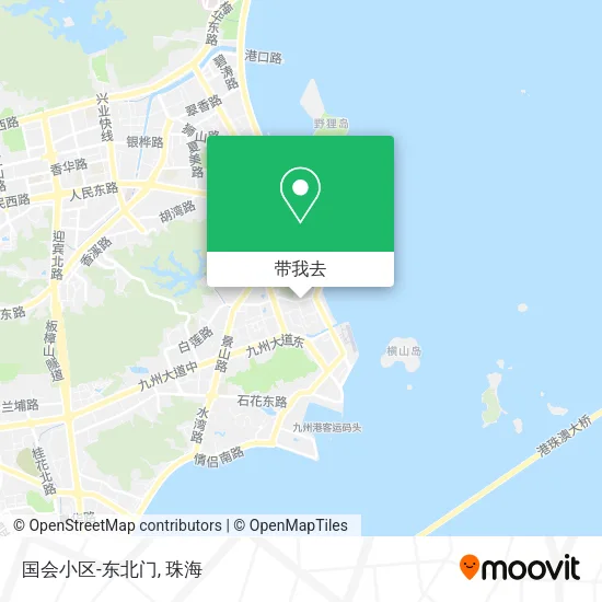 国会小区-东北门地图