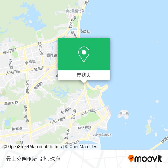 景山公园租艇服务地图