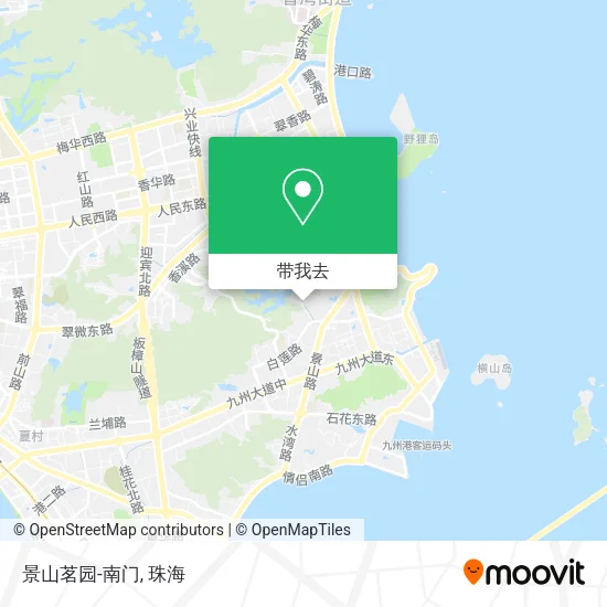 景山茗园-南门地图