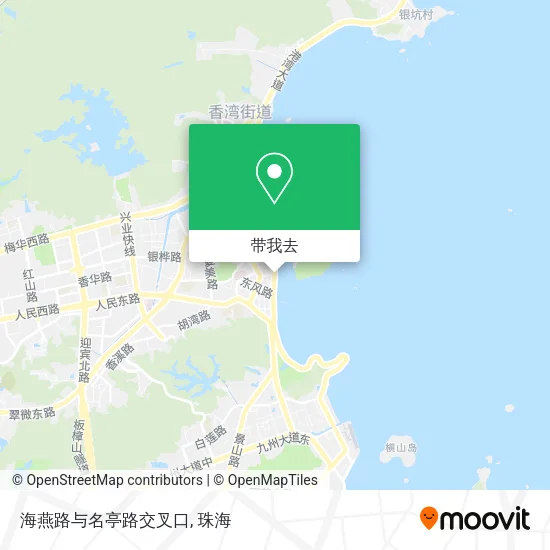 海燕路与名亭路交叉口地图
