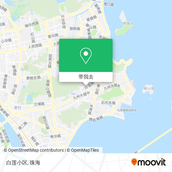 白莲小区地图