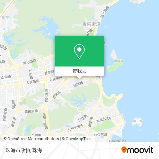 珠海市政协地图