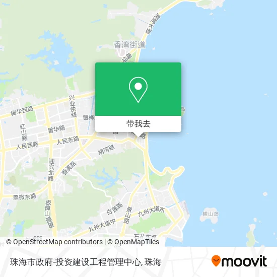 珠海市政府-投资建设工程管理中心地图